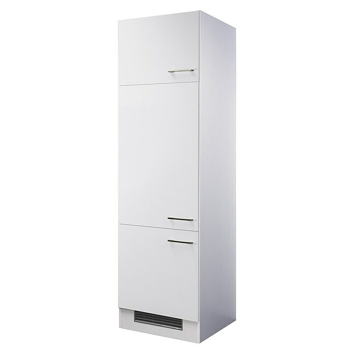 Flex-Well Rom  Geräteumbauschrank (57 x 60 x 200 cm, Weiß, 1 Nische für integrierten Kühlschrank) | BAUHAUS