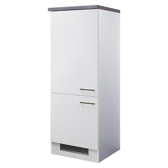 Flex-Well Rom  Demi-Geräteumbauschrank (60 x 60 x 161 cm, Weiß, 1 Nische für integrierten Kühlschrank) | BAUHAUS