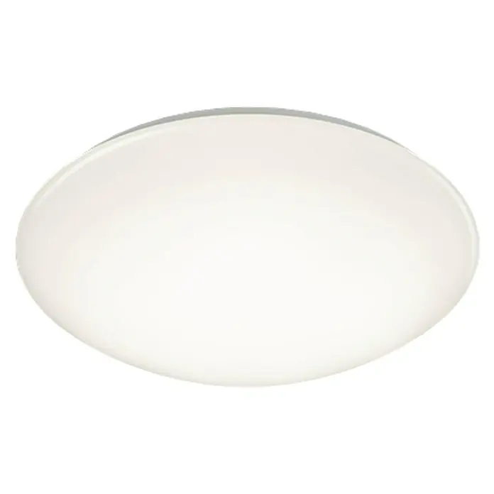 Trio Lighting Plafón LED redondo Putz - 15 W, Ø x Al: 40 x 10 cm, Blanco, Blanco cálido - Lámpara de techo redonda y moderna con luz suave y difusa para un ambiente agradable en cualquier habitación. Perfecta para pasillo o dormitorio.