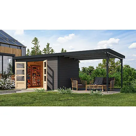 Karibu  Gartenhaus Pluto 7 B