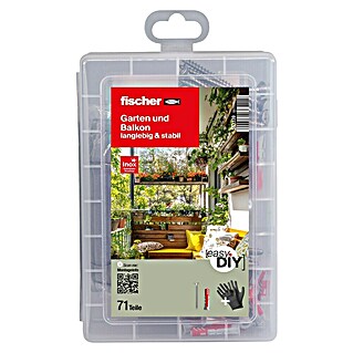 Fischer Schrauben- & Dübel-Set Praktische Helfer Garten & Haus (71 -tlg.)