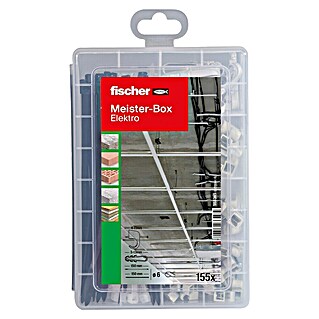 Fischer Nagelschellen Set Praktische Helfer Kabel & Leitung (155 -tlg.)
