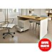 Meka Block Mesa de escritorio K-695 con cajonera K-906 