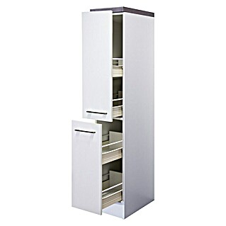 Flex-Well Rom  Demi-Apothekerschrank (57 x 60 x 161 cm, Weiß)