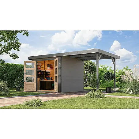 Karibu  Gartenhaus Jupiter 3 D