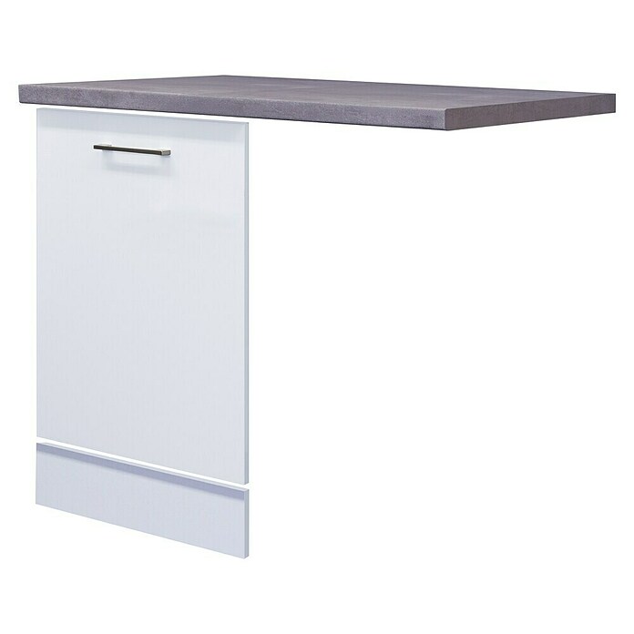 Flex-Well Rom  Geschirrspülerfront (L x B x H: 60 x 110 x 86 cm, Weiß) | BAUHAUS