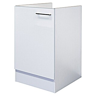 Flex-Well Rom  Spülenunterschrank (B x T x H: 50 x 57 x 82 cm, Weiß)
