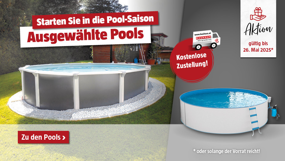 versandkostenfreie Pools in Aktion