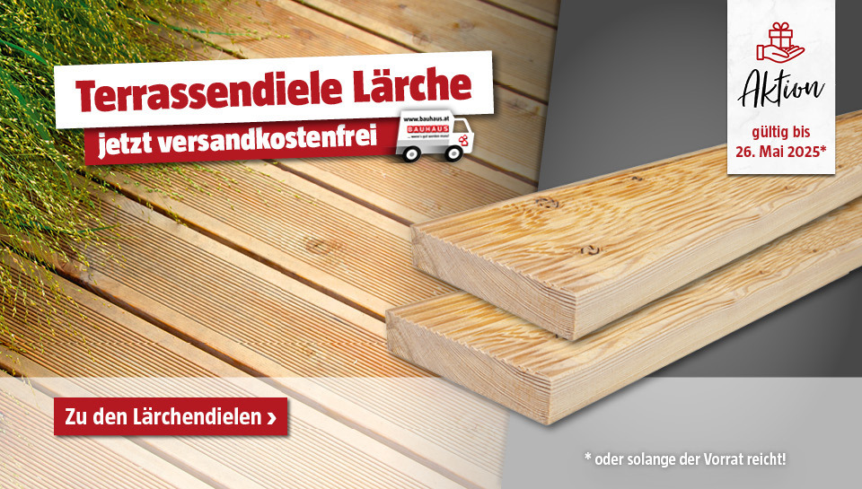Terrassendielen versandkostenfrei in Aktion