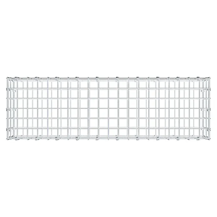 Gabiona Gabione - 100 x 30 x 20 cm, Maschenbreite: 5 cm, Maschenhöhe: 10 cm - Gabionen-Drahtgitterbox für den Gartenbau oder Landschaftsbau, ideal für Stützmauern oder dekorative Elemente im Außenbereich.