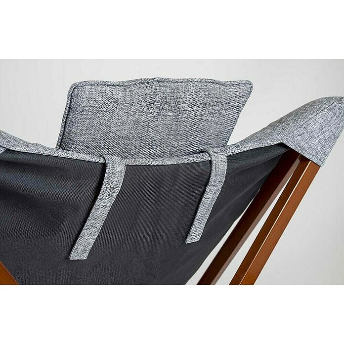 Bo-Camp Silla de camping Bloomsbury (An x Pr x Al: 75 x 87 x 96 cm, Gris/Marrón) | BAUHAUS