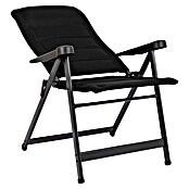 Crespo Campingstuhl Air-Deluxe (Aluminium, Rückenlehne verstellbar, Schwarz, B x T x H: 69 x 74 x 120 cm) | BAUHAUS