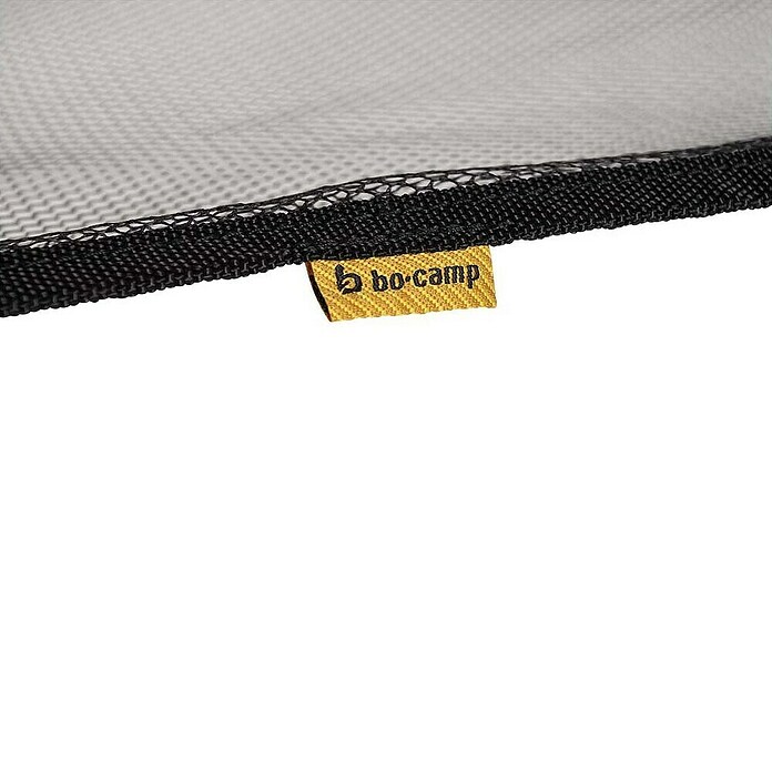 Bo-Camp Mesa de camping Industrial (L x An x Al: 120 x 60 x 70 cm, Aluminio/MDF, Marrón/Negro) | BAUHAUS