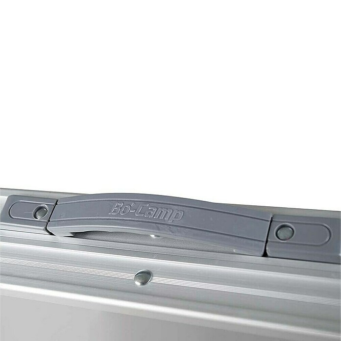 Bo-Camp Mesa de camping Premium (L x An x Al: 60 x 45 x 60 cm, Aluminio/MDF, Plateado) | BAUHAUS
