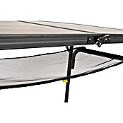 Bo-Camp Mesa de camping Industrial (L x An x Al: 120 x 60 x 70 cm, Aluminio/MDF, Marrón/Negro) | BAUHAUS