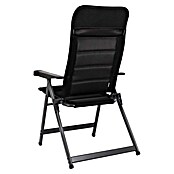 Crespo Campingstuhl Air-Deluxe (Aluminium, Rückenlehne verstellbar, Schwarz, B x T x H: 69 x 74 x 120 cm) | BAUHAUS