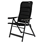 Crespo Campingstuhl Air-Deluxe (Aluminium, Rückenlehne verstellbar, Schwarz, B x T x H: 69 x 74 x 120 cm) | BAUHAUS