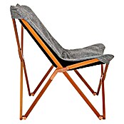 Bo-Camp Silla de camping Bloomsbury (An x Pr x Al: 75 x 87 x 96 cm, Gris/Marrón) | BAUHAUS