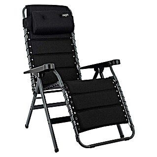 Crespo Relaxsessel Air Deluxe (L x B x H: 78 x 71 x 119 cm, Schwarz)