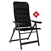 Crespo Campingstuhl Air-Deluxe (Aluminium, Rückenlehne verstellbar, Schwarz, B x T x H: 69 x 74 x 120 cm) | BAUHAUS
