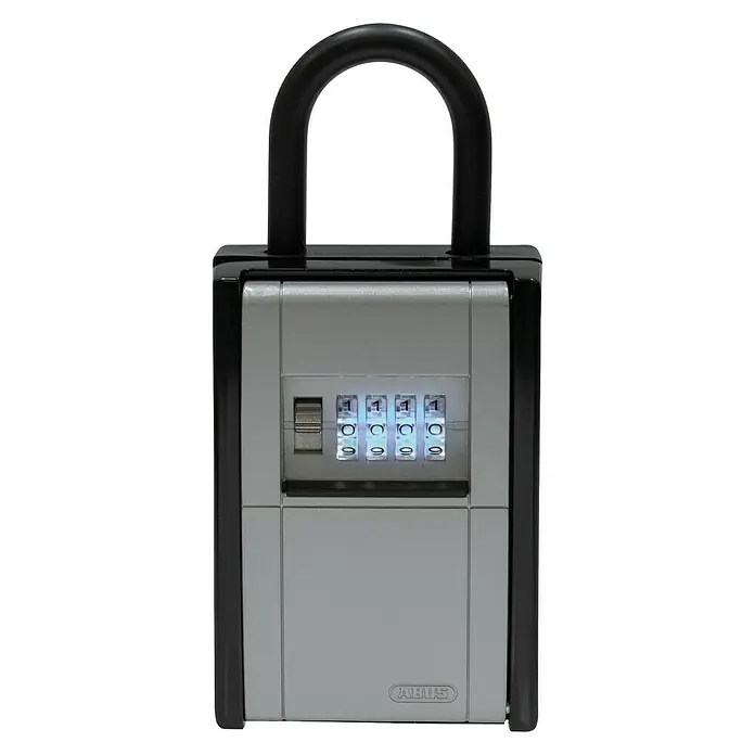 Abus Schlüsselbox Key Garage 797 LED - Geeignet für: Bis zu 20 Schlüssel, L x B x H: 65 x 85 x 120 mm, Mit LED-Beleuchtung - ABUS Schlüsselsafe mit Zahlencode, ideal für die sichere Schlüsselaufbewahrung im Außenbereich. Robust und zuverlässig.
