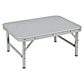 Bo-Camp Mesa de camping Premium (L x An x Al: 60 x 45 x 60 cm, Aluminio/MDF, Plateado) | BAUHAUS