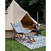 Bo-Camp Silla de camping Bloomsbury (An x Pr x Al: 75 x 87 x 96 cm, Gris/Marrón) | BAUHAUS