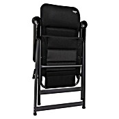 Crespo Campingstuhl Air-Deluxe (Aluminium, Rückenlehne verstellbar, Schwarz, B x T x H: 69 x 74 x 120 cm) | BAUHAUS