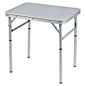 Bo-Camp Mesa de camping Premium (L x An x Al: 60 x 45 x 60 cm, Aluminio/MDF, Plateado) | BAUHAUS