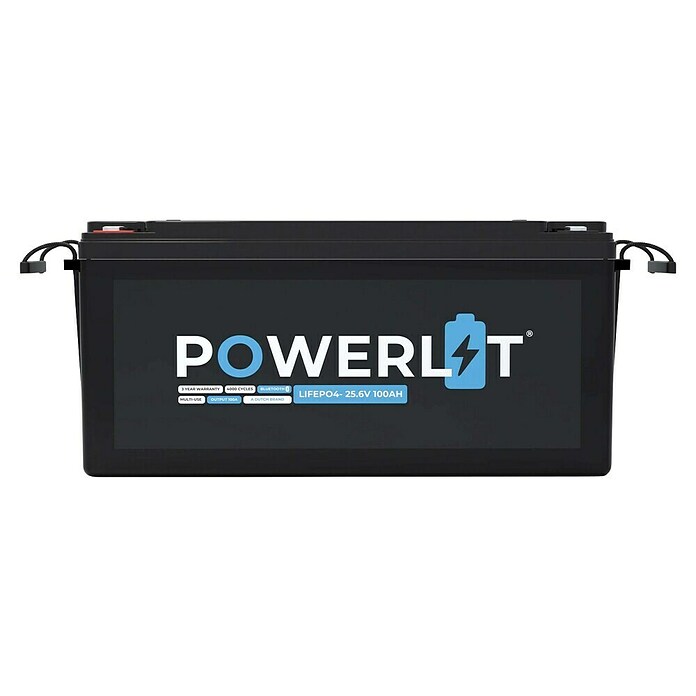 Powerlit Accu 24V 100Ah LiFePO4 (Accutype: LiFePO4 (LFP) – lithium ijzerfosfaat) | BAUHAUS