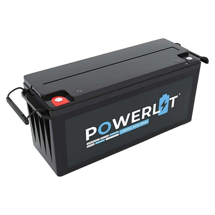 Powerlit Accu 24V 100Ah LiFePO4 (Accutype: LiFePO4 (LFP) – lithium ijzerfosfaat) | BAUHAUS