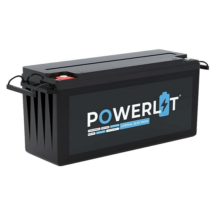 Powerlit Accu 24V 100Ah LiFePO4 (Accutype: LiFePO4 (LFP) – lithium ijzerfosfaat) | BAUHAUS