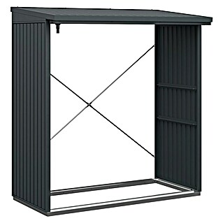EcoStar Kaminholzregal Trend-V Typ 2 (Anthrazitgrau)