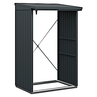 EcoStar Kaminholzregal Trend-V Typ 1 (Metall, Anthrazitgrau)