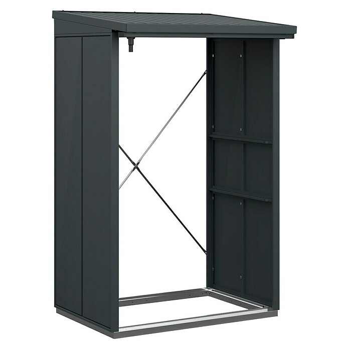 EcoStar Kaminholzregal Elegant-V Typ 1 (Metall, Anthrazitgrau) | BAUHAUS