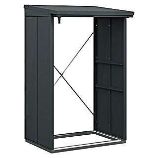 EcoStar Kaminholzregal Elegant-V Typ 1 (Metall, Anthrazitgrau)