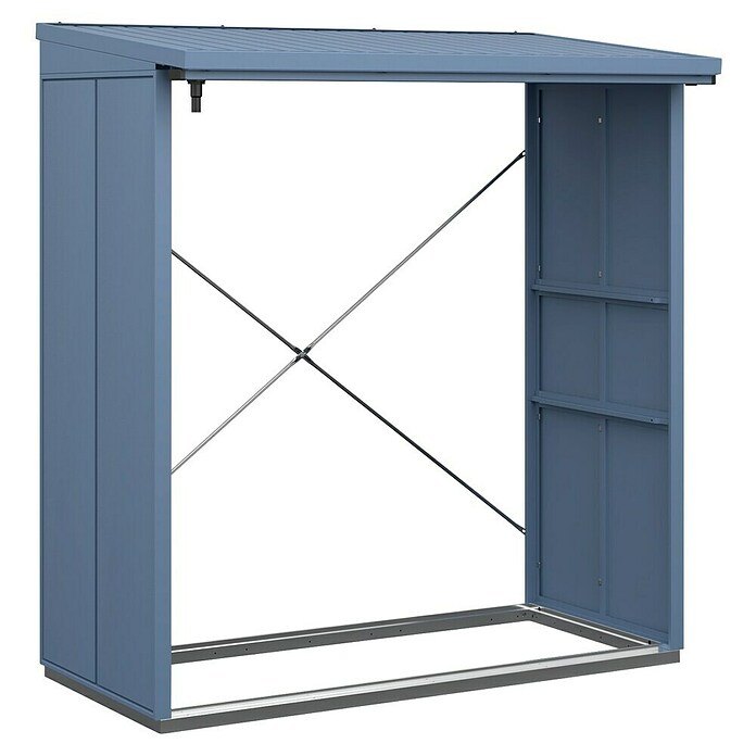 EcoStar Kaminholzregal Elegant-V Typ 2 (Taubenblau) | BAUHAUS