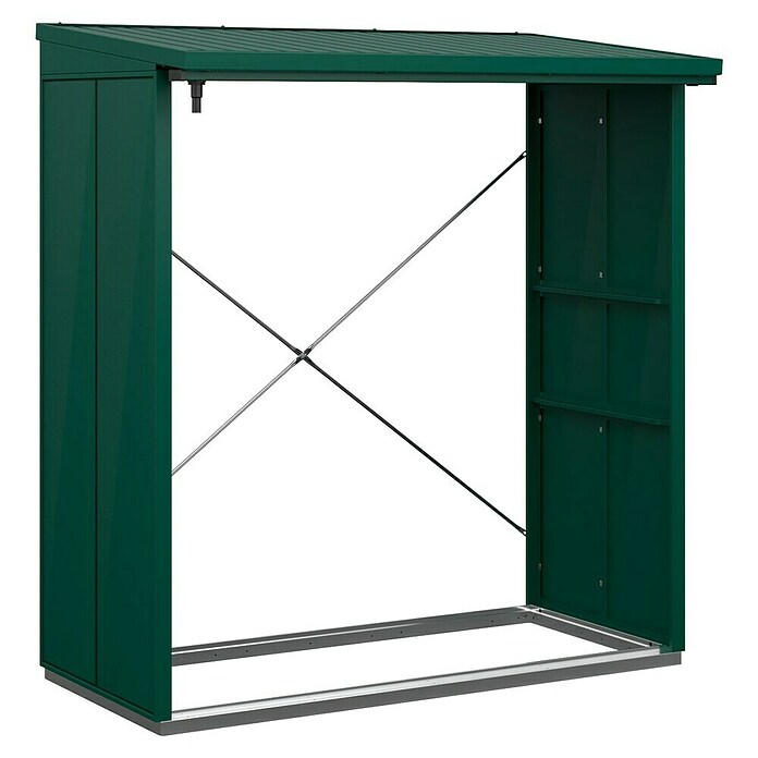 EcoStar Kaminholzregal Elegant-V Typ 2 (Moosgrün) | BAUHAUS