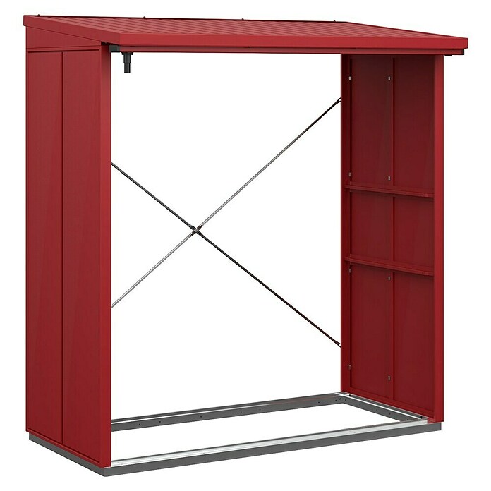 EcoStar Kaminholzregal Elegant-V Typ 2 (Purpurrot) | BAUHAUS