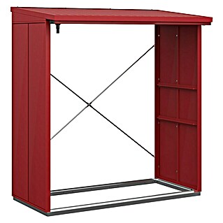 EcoStar Kaminholzregal Elegant-V Typ 2 (Purpurrot)
