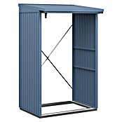 EcoStar Kaminholzregal Trend-V Typ 1 (Metall, Taubenblau) | BAUHAUS