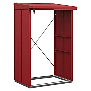 EcoStar Kaminholzregal Elegant-V Typ 1 (Metall, Purpurrot)
