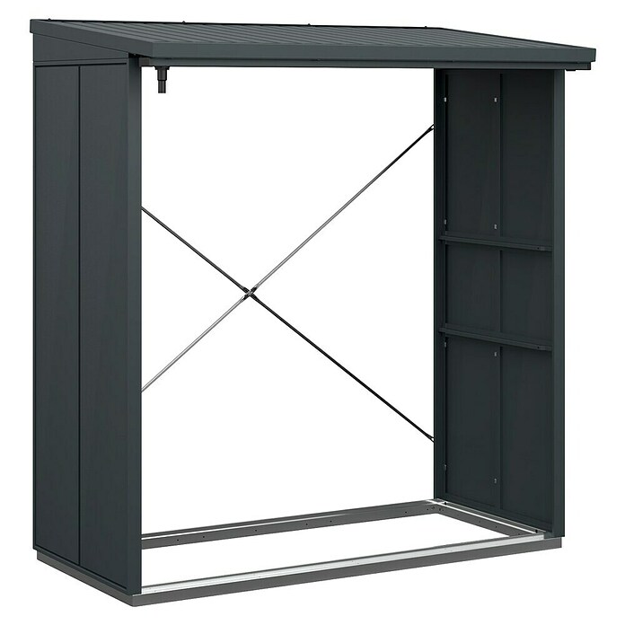 EcoStar Kaminholzregal Elegant-V Typ 2 (Anthrazitgrau) | BAUHAUS