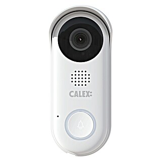 Calex Deurbel met camera Smart Video Deurbel (Wit, 2.560 x 1.440 pixels, 11,4 x 4,4 x 3,1 cm)