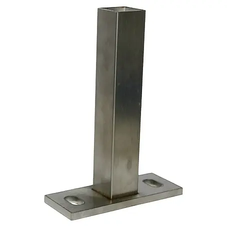 H+S Zauntechnik  Halterung Dübelplatte Niro
