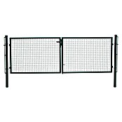 H+S Zauntechnik Gartentor Elite (B x H: 3,06 x 1 m, Grün, Stahl) | BAUHAUS