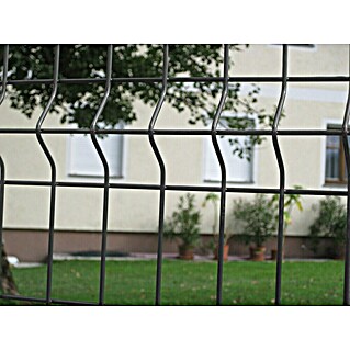H+S Zauntechnik Drahtgittermatte (L x H: 2 m x 0,97 cm, Anthrazit, Stahl)