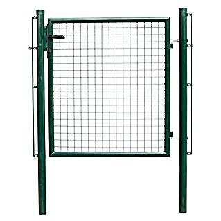 H+S Zauntechnik Gartentor Elite (B x H: 1,06 x 1,25 m, Grün, Stahl)