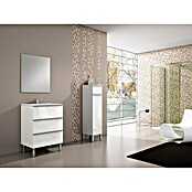 Mueble de lavabo Roma (L x An x Al: 45 x 60 x 69 cm, Blanco, Brillante)
