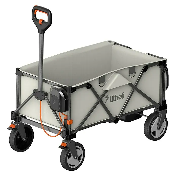 Litheli Bollerwagen 450 W W1 Pro EHW030005 -  - Der Litheli-Faltwagen ist ideal für den Transport von Gegenständen im Freien, mit robustem Rahmen und praktischem Design.